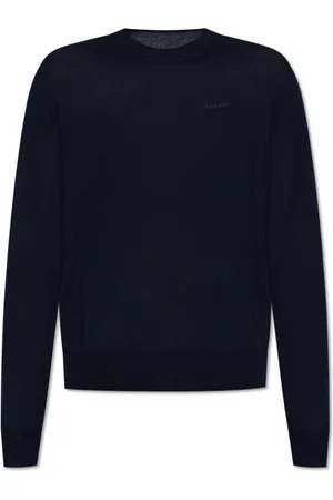 Isabel Marant Strik, Herre, Blå, L, Uld, Sweater Basile