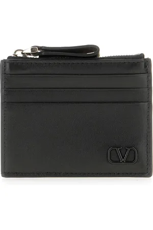 VALENTINO GARAVANI Tilbehør, Herre, Sort, ONE SIZE, Uld, Stilfuld pung med klassisk design