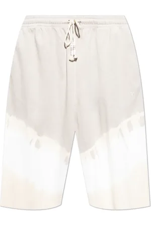 Maison Margiela Shorts, Herre, Grå, M, Bomuld, Logo shorts