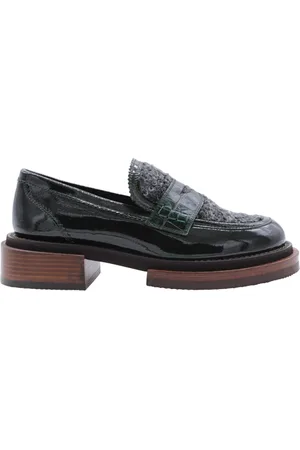 Pertini Sko, Dame, Grøn, 37 EU, Læder, Muiden Loafers