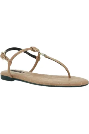 Patrizia Pepe Sko, Dame, , 38 EU, Uld, Flade Sandaler med Fly Detalje