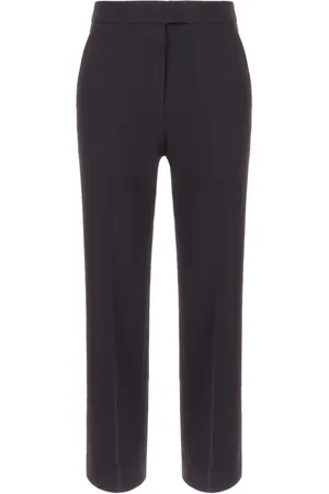 Tory Burch Bukser, Dame, Grå, XS, Uld, Stilfulde Bukser