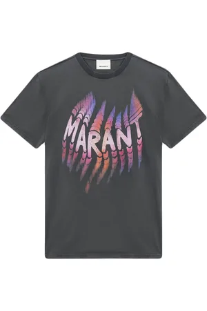 Isabel Marant Top, Herre, Sort, XL, Bomuld, Hugo Washed Logo T-Shirt