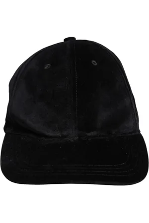 Dolce & Gabbana Tilbehør, Herre, Sort, 59 CM, Bomuld, Luksus Logo Baseball Cap Sort Bomuld