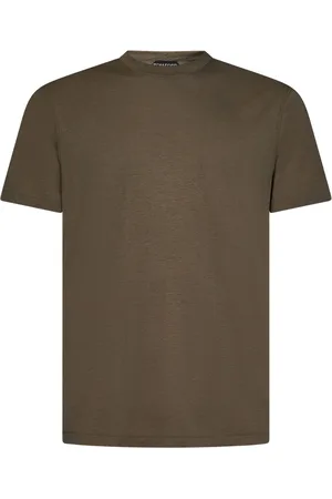 Tom Ford Top, Herre, Grøn, L, Bomuld, Mørk Oliven T-shirt