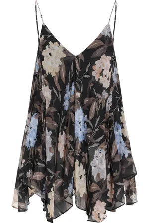 ZIMMERMANN Top, Dame, Flerfarvet, M, Uld, Eden Handkerchief Top