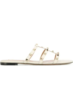 VALENTINO GARAVANI Sko, Dame, , 37 1/2 EU, Uld, Rockstud Cage Sandaler