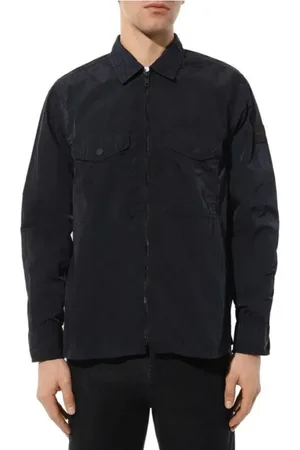 HUGO BOSS Jakke, Herre, Blå, L, Polyester, Zip Jacket Lovel-Zip_8
