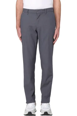 HUGO BOSS Bukser, Herre, Blå, M, Bomuld, Slim Fit Bomuldsbukser