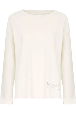 Maison Margiela Top, Dame, , M, Bomuld, Sort T-shirt til kvinder