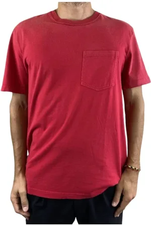 Golden Goose Top, Herre, Rød, XL, Rød kortærmet T-shirt model
