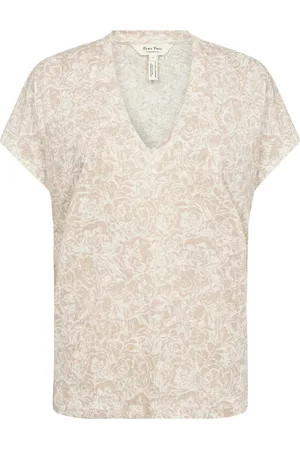 Part Two Top, Dame, , M, Uld, French Oak Rose Print T-Shirt