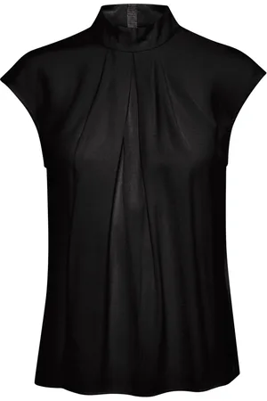 INWEAR Bluser & Skjorter, Dame, Sort, XS, Polyester, Elegant Draperet Top