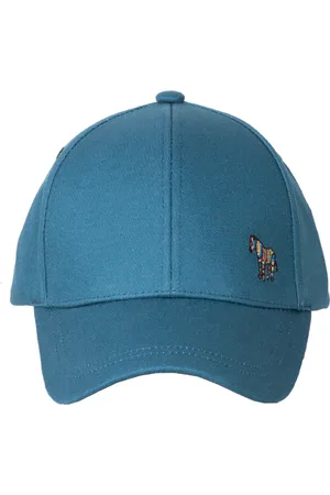 Paul Smith Tilbehør, Herre, Blå, ONE SIZE, Bomuld, Zebra Baseball Cap