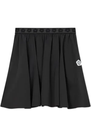 Kenzo Nederdel, Dame, Sort, S, Bomuld, Boke Flower 2.0 Kort Nederdel