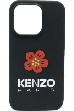Kenzo Tilbehør, Herre, Sort, ONE SIZE, Uld, Boke Flower iPhone 14 Pro Case