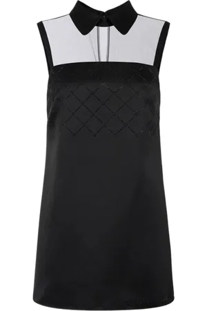 Elisabetta Franchi Kjole, Dame, Sort, M, Uld, Stilfuldt 100%Pl Mode Tilbehør