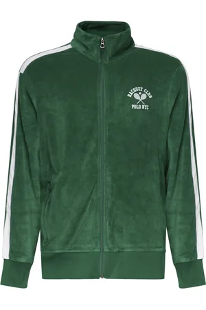 Ralph Lauren Jakke, Herre, Grøn, M, Bomuld, Grøn Letvægts Bomuldsblandingsjakke