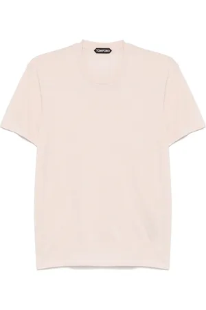 Tom Ford Top, Herre, Lyserød, 2XL, Bomuld, Bomuldsblanding T-shirt