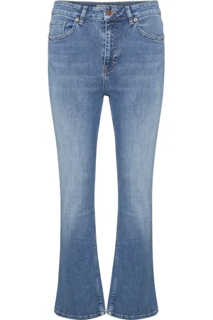 Part Two Jeans, Dame, Blå, W27, Tyl, Flared Jeans