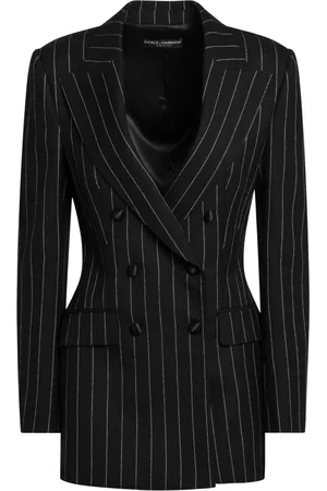 Dolce & Gabbana Jakke, Dame, Sort, S, Dobbeltbrystet Jakke