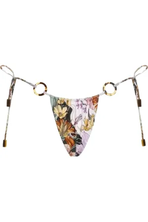 Agua by Agua Bendita Badetøj, Dame, Grøn, XL, Polyester, Blomstret Bikini Bund Alexis Grøn