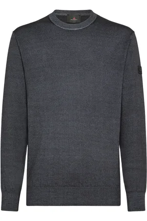 Peuterey Strik, Herre, Blå, XL, Crewneck Sweater