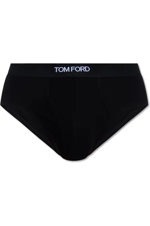 Tom Ford Undertøj, Herre, Sort, XL, Bomuld, Briefs med Logo
