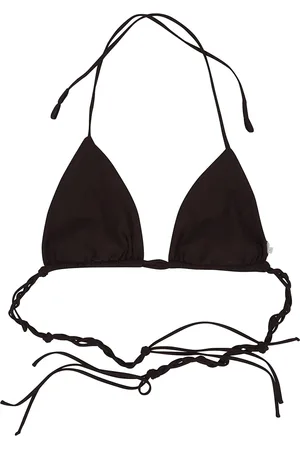 Jil Sander Badetøj, Dame, Sort, XS, Beach Jersey Tangle Bikini Top