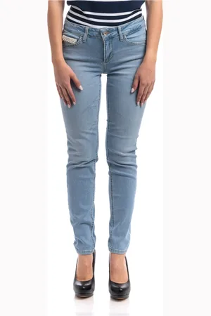Liu Jo Jeans, Dame, Blå, W30, Bomuld, Højtaljede guddommelige jeans