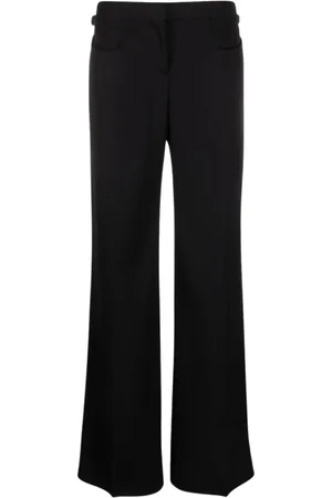 Tom Ford Bukser, Dame, Sort, 2XS, Uld, Sorte Uldne Straight Bukser