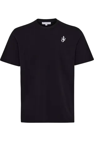 J.W.Anderson Top, Herre, Sort, S, Bomuld, Anchor Logo T-Shirt