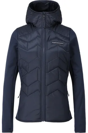 Peak Performance Jakke, Dame, Blå, M, Uld, Chevron Quilted Jakke