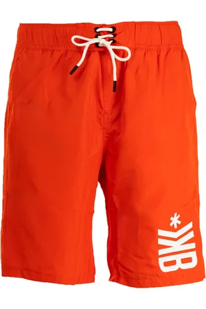 Bikkembergs Badetøj, Herre, , XL, Mænds Lange Boardshorts til Afslappet og Sporty Stil