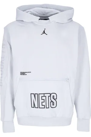 Jordan Sweathshirts & Hoodies, Herre, Hvid, XS, Bomuld, NBA Courtside Statement Edition Hættetrøje