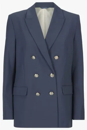 Tommy Hilfiger Jakke, Dame, Blå, S, Uld, Sport Jakke