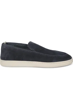 Officine creative Sko, Herre, Blå, 43 EU, Blå Ruskind Loafers