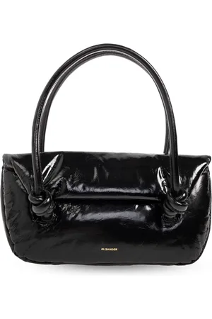Jil Sander Taske, Dame, Sort, ONE SIZE, Uld, Knott Small Skuldertaske