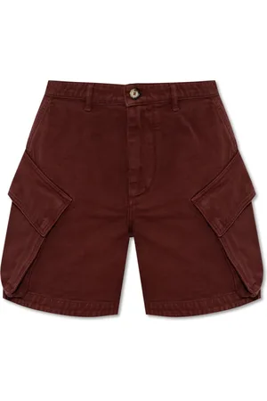 J.W.Anderson Shorts, Dame, Rød, 2XS, Bomuld, High Waist Cargo Shorts
