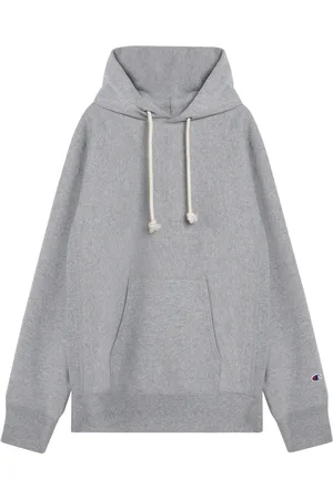 Champion Sweathshirts & Hoodies, Herre, Grå, M, Uld, Hættetrøje
