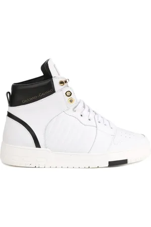 Giuliano Galiano Sko, Dame, Hvid, 38 EU, Uld, Hvide Sneakers med 1990 Patch