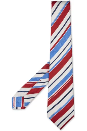 Kiton Tilbehør, Herre, Flerfarvet, ONE SIZE, Silke Multifarvet Slips