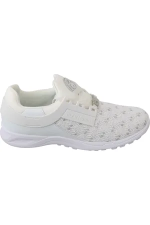 Philipp Plein Sko, Dame, Hvid, 37 EU, Polyester, Beth Sneakers
