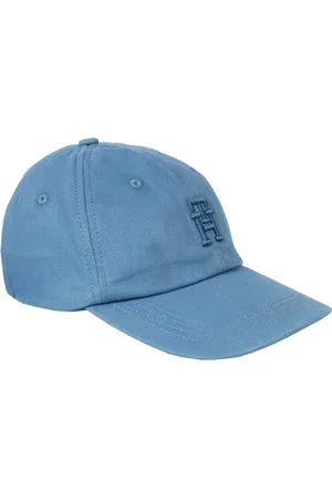 Tommy Hilfiger Tilbehør, Herre, Blå, ONE SIZE, Uld, Stilfuld kasket med logo
