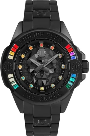 Philipp Plein Tilbehør, Herre, Sort, ONE SIZE, Genderless Skull Watch