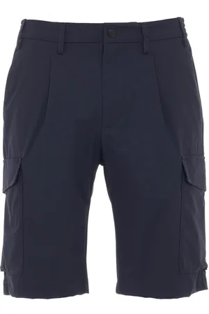 PEOPLE OF SHIBUYA Shorts, Herre, Blå, 2XL, Uld, Bermuda Shorts