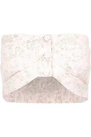 Serafini Top, Dame, Hvid, M, Uld, Off-the-Shoulder Micro Top