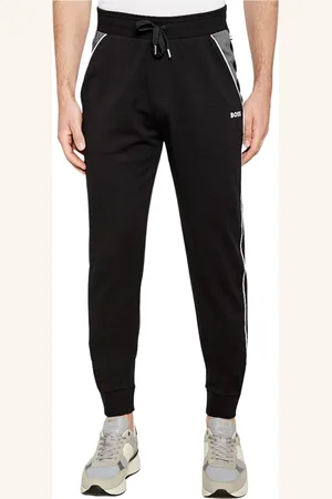 HUGO BOSS Bukser, Herre, Sort, M, Bomuld, Logo Sweatpants
