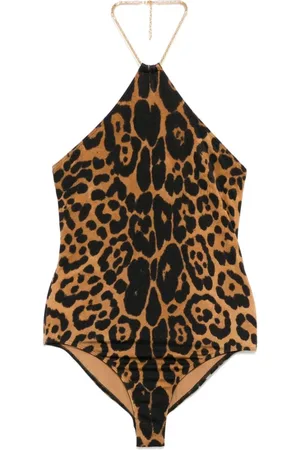 Tom Ford Badetøj, Dame, Brun, M, Uld, Halterneck Badetøj