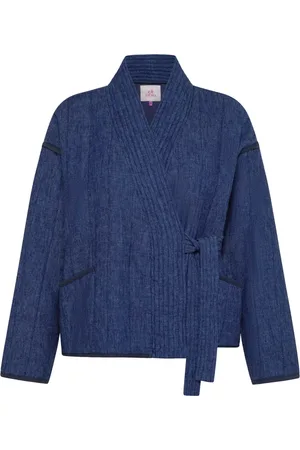 Deha Bluser & Skjorter, Dame, Blå, S, Denim, Blå Denim Kimono Jakke